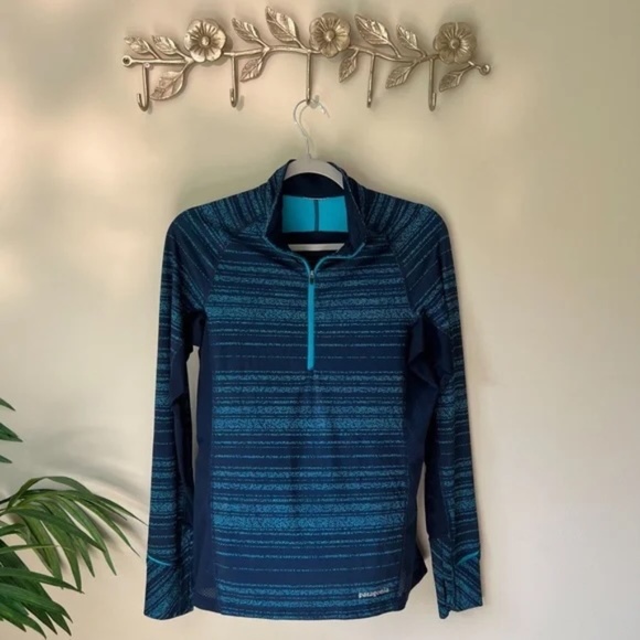 Patagonia Blue / Teal Pullover Size XS - Picture 12 of 12